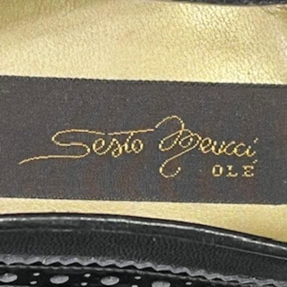 SESTO MEUCCI OLE Black Patent Leather Flats 5.5M - Picture 6 of 16